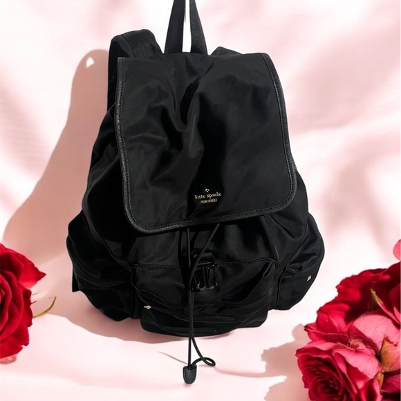 Black Kate Spade Classic Nylon Backpack main image 6